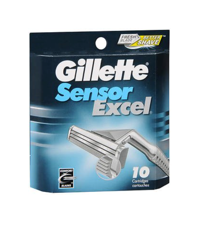 Gillette Sensor Excel Men's Razor Blade Refills - 10ct