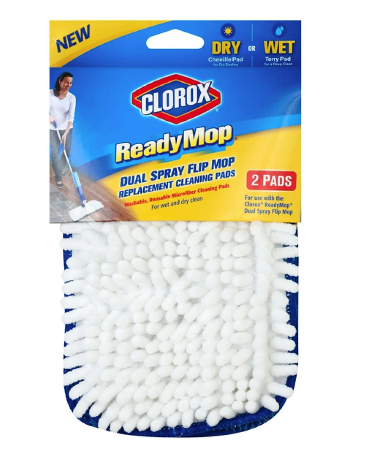Clorox ReadyMop Dual Spray Flip Mop Replacement Pads 2pk.