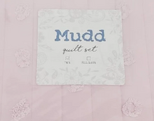Load image into Gallery viewer, 2pc Twin Eyelash Quilt Set Blush - Mudd
