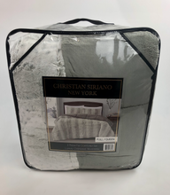 Load image into Gallery viewer, CHRISTIAN SIRIANO New York Faux Fur 3pc Comforter Set GRAY (VARIETY)
