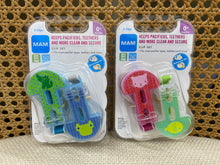 Load image into Gallery viewer, MAM Pacifier/Teether Clip Set
