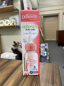 Dr.Browns Narrow Anti-Colic Bottle - Pink