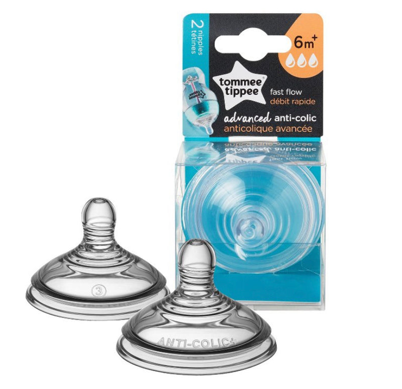 Tommee Tippee 2pk. Baby Bottle Nipples- Variety