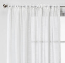 Load image into Gallery viewer, 54x84 Open Weave Sheer Window Curtain Panel
