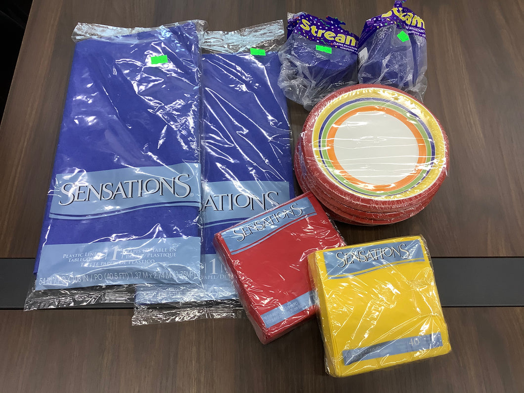 Party Starter Pack - Red/Blue/Yellow