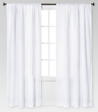 Load image into Gallery viewer, 95&quot;x54&quot; Farrah Curtain Panel White
