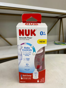 Nuk Smooth Flow Baby Bottle 0+Months - Variety