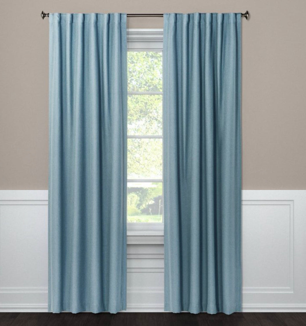 50x108 Aruba Linen Blackout Curtain Panel - Variety