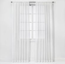 Load image into Gallery viewer, 54x84 Open Weave Sheer Window Curtain Panel
