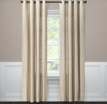 Load image into Gallery viewer, 54”x95” Diamond Weave Window Curtain Panel - Tan
