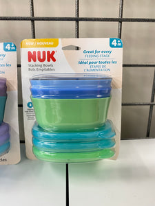 Nuk Stacking Bowls 3pk - Variety