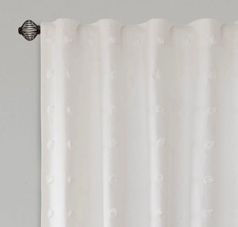 42x63 Kay Cotton Pom Pom Light Filtering Window Panel