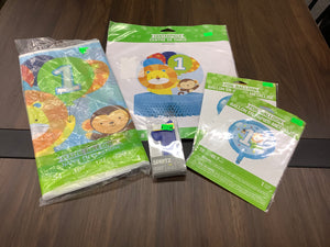 Animal 1st Birthday Party Starter Kit