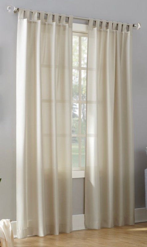 Joshua Semi Sheer Tab Top Curtain Panel