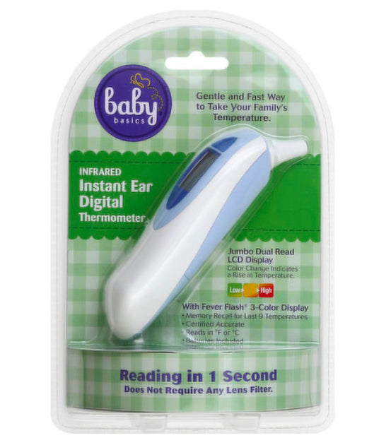 Baby Basics Infrared Instant Ear Digital Thermometer