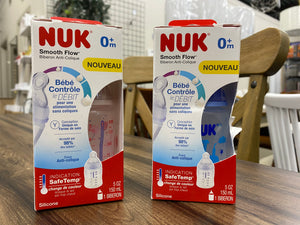 Nuk Smooth Flow Baby Bottle 0+Months - Variety