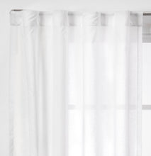 Load image into Gallery viewer, 2pk 42&quot;x63&quot; Light Filtering Window Curtain Panels - White
