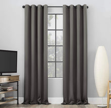 Load image into Gallery viewer, 84&quot;x52&quot; Oslo Theater Grade Extreme Blackout Grommet Top Curtain Panel Gray - Sun Zero

