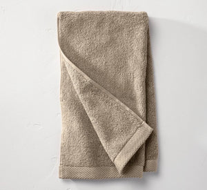Organic Hand Towel - Dark Sand